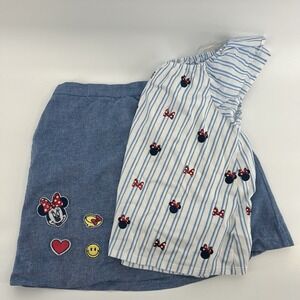 Disney Minnie Shirt & Patch Skort XL 14-16